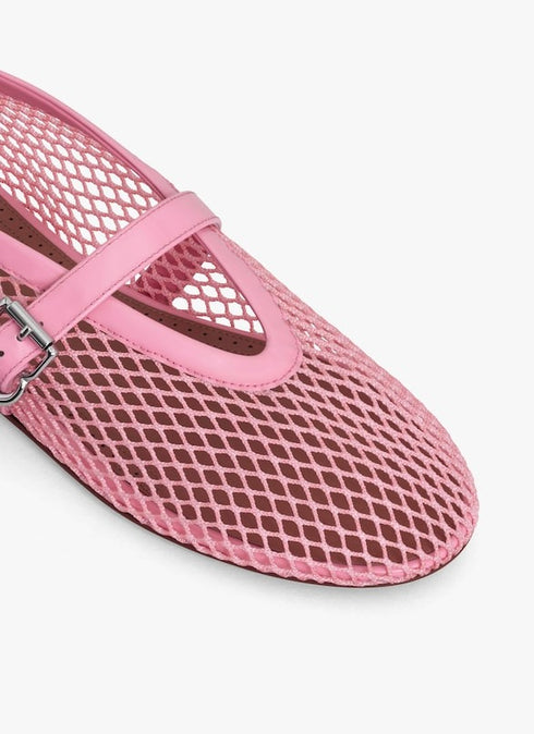 Candy - Ballet Flats In Fishnet - GLAM MODA